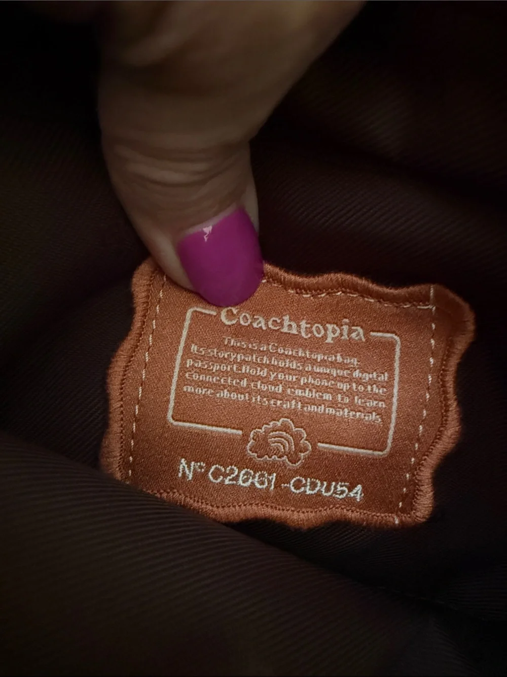 🤎Coach NWT Coachtopia Maple Brown Loop Cargo Shoulder Bag  with Heart Charm